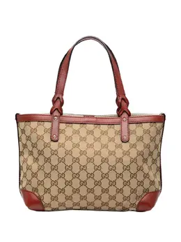 Gucci Pre-Owned: Коричневая сумка-шоппер 