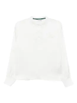 Lacoste: Белое поло 