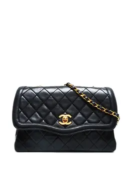 CHANEL Pre-Owned: Чёрная сумка 