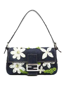 Fendi Pre-Owned: Сумка с цветочным принтом 
