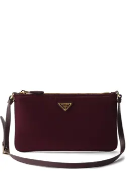 Prada: Бордовая сумка 