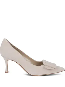 Manolo Blahnik: Светлые туфли 