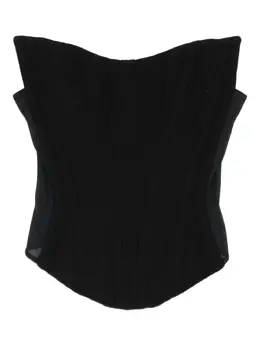 Mugler: Чёрный корсет 