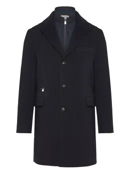 Corneliani: Синее пальто 