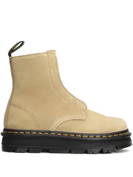 Dr. Martens: Бежевые мокасины 