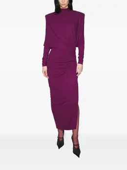 Mugler: Драпированное платье 
