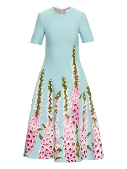 Oscar de la Renta: Жаккардовое платье 