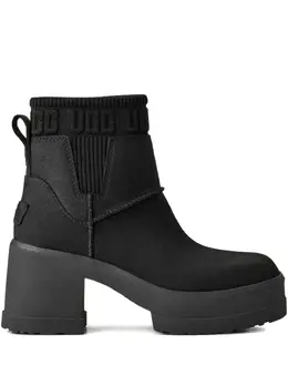UGG: Чёрные ботинки 