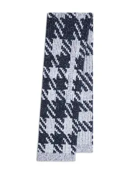 DRIES VAN NOTEN: Синий шарф 