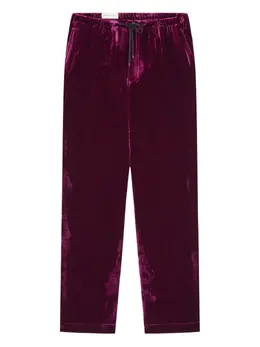 DRIES VAN NOTEN: Бархатные брюки 