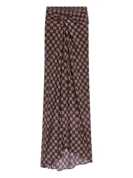 DRIES VAN NOTEN: Драпированная юбка 