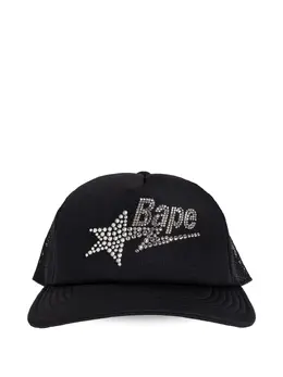 A BATHING APE®: Чёрная кепка 