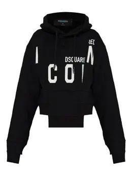 DSQUARED2: Чёрная толстовка  Icon