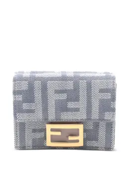 Fendi Pre-Owned: Голубой кошелёк 