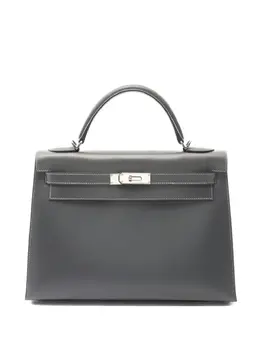 Hermès Pre-Owned: Серебристая сумка 