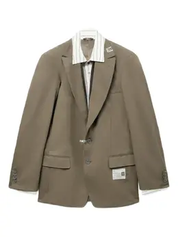 Maison MIHARA YASUHIRO: Однобортная куртка 