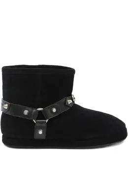 Balenciaga: Чёрные ботинки 