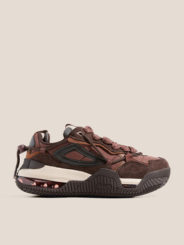 Fila: Тёмные кроссовки 