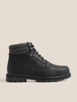 Timberland: Чёрные ботинки 