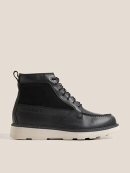 Timberland: Чёрные ботинки 