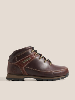 Timberland: Тёмные ботинки 