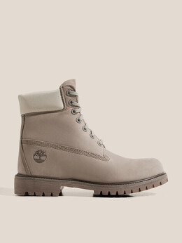 Timberland: Серые ботинки 