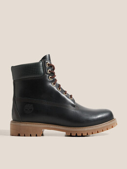 Timberland: Чёрные ботинки 