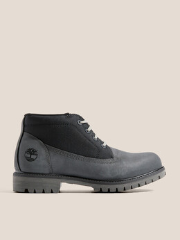 Timberland: Тёмные ботинки 