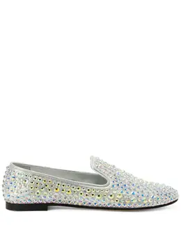 Giuseppe Zanotti: Серебристые лоферы 