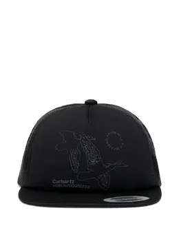 Carhartt WIP: Чёрная кепка 