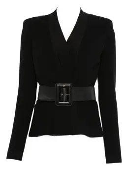 Elisabetta Franchi: Чёрный жакет 