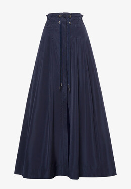 Alberta Ferretti: Синяя юбка 