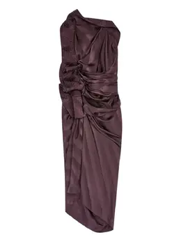 DRIES VAN NOTEN: Драпированное платье 