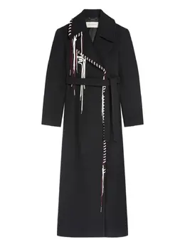 DRIES VAN NOTEN: Чёрное пальто 