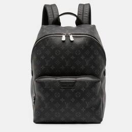 Louis Vuitton: Чёрный рюкзак 