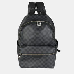 Louis Vuitton: Чёрный рюкзак 