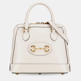 Gucci: Белая сумка  Horsebit 1955