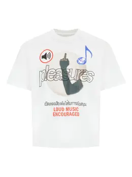 Pleasures: Белая футболка 