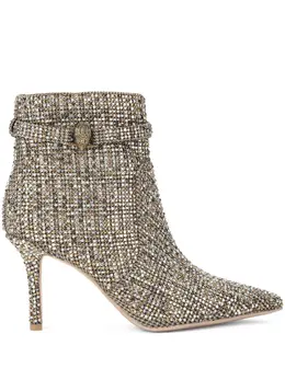 Kurt Geiger London: Бежевые ботинки 