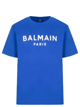 BALMAIN: Хлопковая футболка 