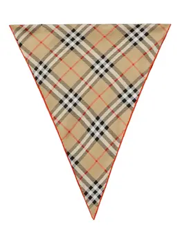 Burberry: Бежевый шарф 