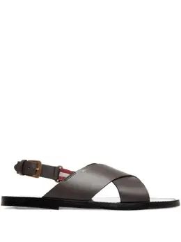 Bally: Тёмные сандалии 