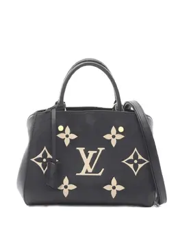 Louis Vuitton Pre-Owned: Чёрная сумка 