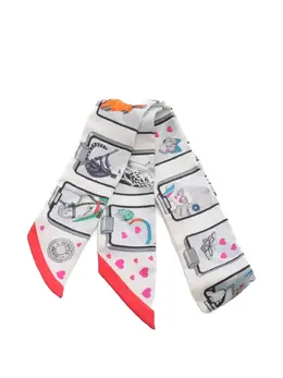 Hermès Pre-Owned: Белый шарф 