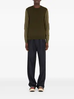Maison Margiela: Зелёный свитер 
