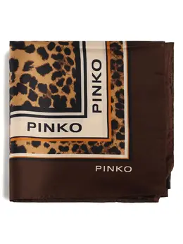 PINKO: Шарф с леопардовым принтом 