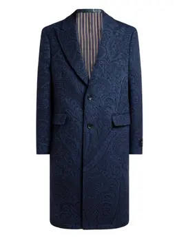 ETRO: Жаккардовое пальто 