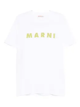 Marni: Футболка с принтом 