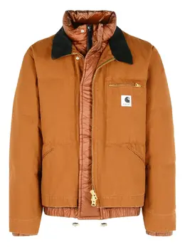sacai: Куртка с воротником 