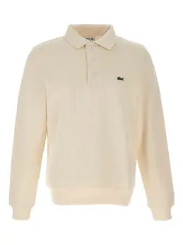 Lacoste: Поло с вышивкой 